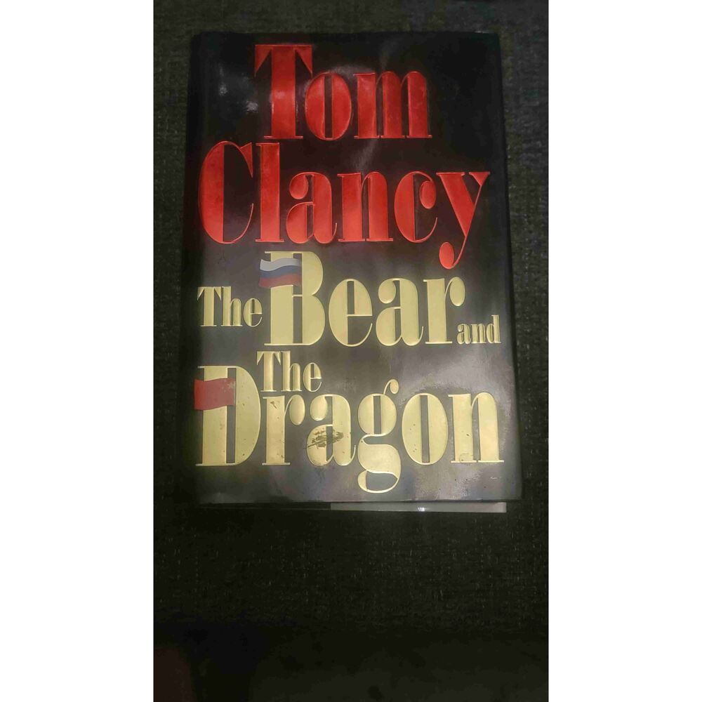 NWT Tom Clancy The Bear And The Dragon Hardcover Book Good Condition Size